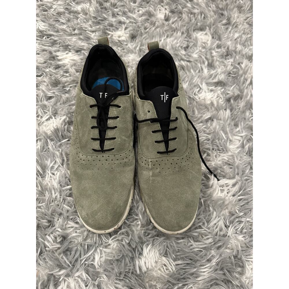 Tefors Flex 2.0 Mens Oxford Green Shoes READ Size 14?